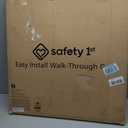 Safety 1st Easy Install Walk Thru Baby Gate for Doorway With Door, Dog Gates, Fits 29"-38", Easy Install 28" Tall, White