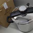 TIBORANG 8.5 QT Stainless Steel Pressure Cooker, [Multi-Cooker for Gas & Induction Stove] [Saves 70% Cooking Time] [One-Hand Operation], Family Size for 3-5 People, Olla de Presion