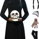 For G and PL Women's Flare Skater Dress Peter Pan Collar Halloween Cosplay Costume