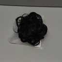 Messy Bun Hair Pieces for Updos Wavy Curly Fake Hair Bun Extensions for Women Synthetic Scrunchies Chignon Hairpieces clip on hair extension for Women Girls (Black)