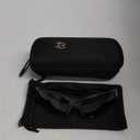 Suoso Sports Polarized Sunglasses for Men: Womens UV400 Protection Sun Glasses Wrap Around Goggles for Fishing Driving TR90 (C02-black)