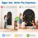 Large 44x37 Inches Magnetic Wall Decal for Kids – Upgraded Strong Adhesive, Thickened Iron Layer, Self-Adhesive Magnetic Chalkboard for Wall, Wallpaper for Home Decor & Kids Playroom