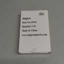 Napco LED Infinity Mirror Christmas Tree with Red Star Topper 8 inch Festive Christmas Tabletop Dcor