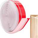 Upgraded T-Shaped Weather Stripping Door Seal, Strong Adhesive Side Doors Draft Stopper, Door Insulation Tape for Winter, Seal Strip for Front Doors Frame, Gap Filler (Clear, 1.97Inch x 20Ft)