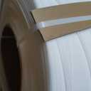 Amylove 1/ 2 Inch Strapping, Polypropylene (PP) Heavy Duty Poly Strapping Roll Packaging Strapping 440 Lbs Break Strength for Banding Packing Industrial Machine (White, 9900 ft)