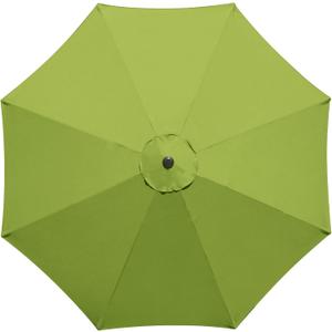 10Feet Patio Umbrella Replacement Canopy, For 8 Ribs,Market and Table Umbrella Top,Universal Strong and Thick Umbrella Canopy,UV Protection,Canopy Only. (Sage Green)