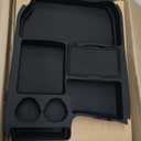 SXCY for 2025 2026 Toyota Sienna Center Console Organizer for 2025 2026 Toyota Sienna Accessories Silicone Under Console Cupholder Tray for 2021-2026 Sienna Under Console Storage[Not for Cool Box]