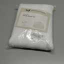 WARMDERN White Boho Duvet Cover Set Queen Size, Striped Textured Tufted Bedding Set, 3 Pcs Ultra Soft Washed Microfiber with Zipper Closure (Queen, White)