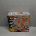 Nicmore Flexible Race Track Toy Set: 15ft DIY Bendable Ramp with Suction Cups – Portable Roll-Up Car Track for Kids Compatible with 1:64 Diecast Cars – Birthday Christmas for Boys Girls Ages 3+