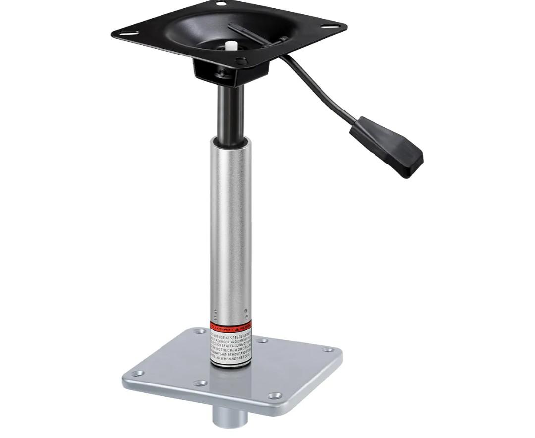 Adjustable Boat Seat Pedestal Kit w/ Lock in 3/4" Pin Post&Power Pedestal
Boat Seat Pedestal Seat Mount Base for Marine Fishing Bass,Extension Post Adjustable Height 14 to 19 Inches