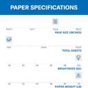 Hammermill Printer Paper, Premium Color 32 lb Copy Paper, 12 x 18-1 Ream (500 Sheets) - 100 Bright, Made in the USA, 106127R