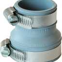 Fernco DTC-150 Drain and Trap Connector for 1-1/2" Pipe to 1-1/2" or 1-1/4" Tubular Traps