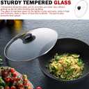 Glass Slow Cooker Lid SCRC507-W Replacement for Rival Slow Cooker 5 Quart Replacement Round Glass Lid