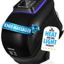 FORTHiQ Knee Massager Pro+ with Heat, Red Light and Vibration, 6-in-1, Dual-Wavelength - Cordless, Portable, Adjustable Straps, Easy to Use, Saves Your Settings, FSA-HSA Eligible