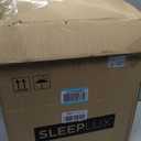 SLEEPLUX Durable Inflatable Air Mattress with Built-in Pump, Pillow and USB Charger, 22" Tall Queen