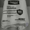 2 x Depend Guards Incontinence Pads for Men, Maximum Absorbency, 52 Count 