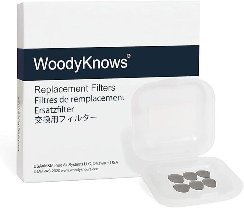Replacement Filters of WoodyKnows Ultra-Breathable Nasal Filters (Replacement Filter-Narrow 24 Pairs, XL)