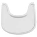 High Chair Tray Easy to Use Baby Tray Safe Fitting High Chair Replacement Tray Smooth Baby Chair Silicone Tray Placemat with Suction(White,1 Piece)