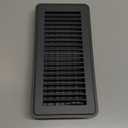 Heavy Duty Steel Floor Vent with Beautiful Gray Matte Finish, Fits in 4 x 10 Duct Opening, Overall Dimension is 5.75 in Wide x 11.75 in Long