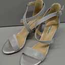 JOY IN LOVE Women's Chunky Block Heels 3 Inch Ankle Strap Low Heel Sandals (8)