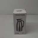 102 Oz Thermal Coffee Carafe, 3 Liter Stainless Steel Thermal Carafe, Double Wall Insulated Coffee Server, Fully Sealed Coffee Dispenser Keep Hot 12 Hours, Vacuum Thermal Pot for Coffee, Tea