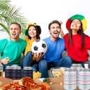 24 Packs Hidden Swear Word Cup Cooler Sleeve 12oz Standard Funny Hidden Swear Message Scalloped Cup Cooler Covers Beer Can Sleeves Coolers Holder Insulated Neoprene for Beverages Bottle