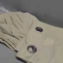 Easy-Going Linen Look Blackout Curtain Grommet Window Curtain Drapes for Bedroom, Living Room Thermal Insulated Room Darkening (2 Panels, 52x84 inch, Ivory)