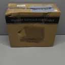 Vinyl Record Player 3-Speed Bluetooth Suitcase Portable Belt-Driven Record Player with Built-in Speakers RCA Line Out AUX in Headphone Jack Vintage Turntable Brown