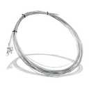 14 Foot Long Bale Wire, 14 Gauge Single Loop Bundle Baling Wires, 160 Pieces Galvanized Baler Wire for Horizontal and Vertical Closed Door Manual Tie Balers