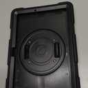 BMOUO for Samsung Galaxy Tab A9+ Plus Case 11" 2023 (SM-X210/X216/X218), Shockproof Galaxy Tab A9 Plus Case with Rotating Stand and Hand/Shoulder Strap, Black