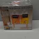 Drink Dispensers for Parties,2 Pack 1 Gallon Beverage Dispenser with Stand,Drink Dispenser With Glass Lid and Stainless Steel Spigot Leak-proof, Ideal for Lemonade,Juice, Tea, and Party Drinks