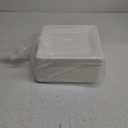 ECOLipak 150 Pieces Compostable Square Paper Plates, 10 inch Heavy Duty Disposable Plates, Eco-friendly Biodegradable Sugarcane Bagasse Plates for Party Dinner Birthday