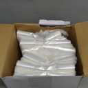 1000 Pcs Food and Utility Poly Bag 6 x 3 x 15 Inches Plastic Produce Bag for Bread and Groceries Gusseted Bags, 0.80 Mil, Clear