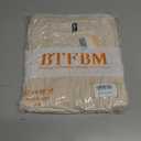 BTFBM Casual Fall Tops for Women 2025 Long Sleeves Solid Shirts Crew Neck Loose Fit Work T Shirt (Beige, XL)