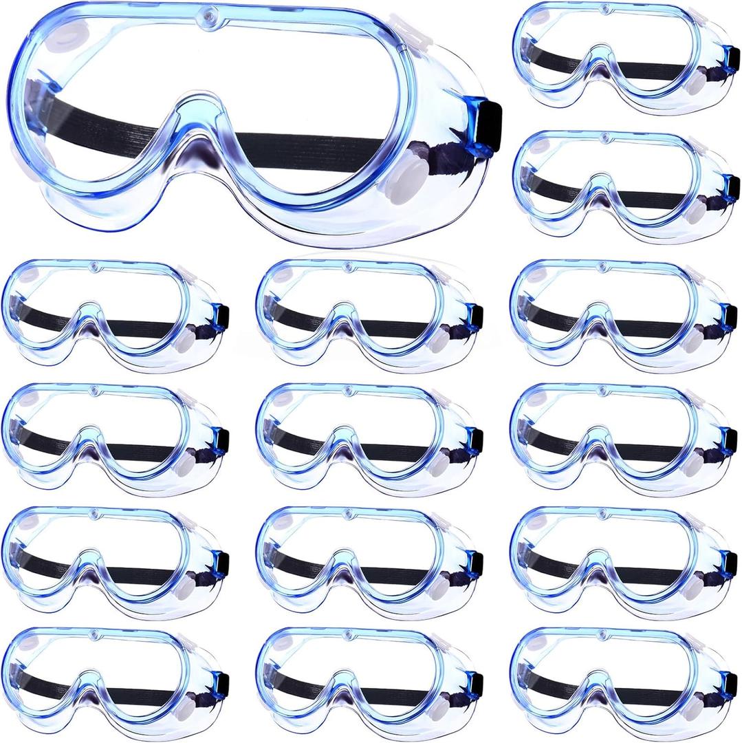 Yunsailing Protective Safety Goggles Lab Over Glasses Clear Anti Fog Eye Protection Goggles for Men Women