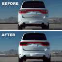 Fit for Dodge Durango 2021 2022 Full Taillight Third Brake Light Sidemarker Precut Vinyl Overlay Tint Kit Film with Gloss Dark Smoke Wrap Cover Vinyl Decals Exterior Accessories