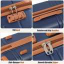 Cosbarn Luggage Sets 5 Piece, Hardshell Suitcase with Spinner Wheels, Large