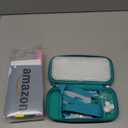 innoAura Switch Lite Case 18-in-1 Accessories Bundle for NS Switch Lite (2019), with Protective Carrying Case, Game Holder, Screen Protector & Cute Thumb Grips, Turquoise