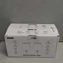 2 Pack Wireless Bottle Lamp, Wireless Bottle Lamp Shade with 3 Color Temperature, Rechargeable Stepless Dimming LED Bottle Lights for Any Bottle, Desk Lamp for Bedroom Restaurant Bar - Black