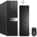 Dell OptiPlex 7040 SFF Desktop Computer PC Intel Quad Core i7-6700 3.20GHz AX200 Built-in WiFi 6 Bluetooth 32GB DDR4 512GB NVMe M.2 SSD 2TB HDD HDMI Wireless Keyboard & Mouse, Windows 11 Pro 