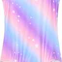 MFAVIP Girls Bathing Suits 2 Piece Tankini Set-Adjustable Straps Swim Top & Drawstring Shorts, Athletic Bathing Suit, Size 12-14 Years