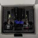 Fits for 2007-2015 Chevy Silverado 1500 2500 3500HD High/Low Dual Beam Fog Light Bulbs Accessories,6000K White 40000LM,2007 2008 2009 2010 2011 2012 2013 2014 2015 silverado Lights Bulb,Pack of 4