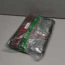 LALIFIT Soft Fluffy Green Red Plaid Fringe Blanket, Lightweight Throw with Tassels for Home Decor, 50" x 60"