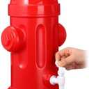 Liliful 1.5 Gallon Fire Hydrant Drink Dispenser Firefighter Birthday Party Beverage Dispenser Plastic Dog Paw Party Supplies for Kids Fighter Theme Decorations