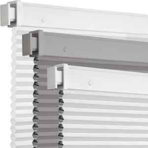 Grandekor No Drill Cordless Cellular Shades,Blackout,Honeycomb Blinds for Indoor Windows,UV Protection Privacy No Drill Blinds for Home,Door,Customer Customization (0-Custom Size)