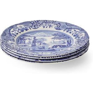 Spode Blue Italian Salad Plate 8", White