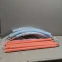 55" Toddler Mini Trampoline for Kids, Indoor Outdoor Toys with Swing, 440lbs Baby Kids Trampoline, Gymnastics Bar, Birthday Gifts for Boy Girl Age 1-8 (Pink-Blue)