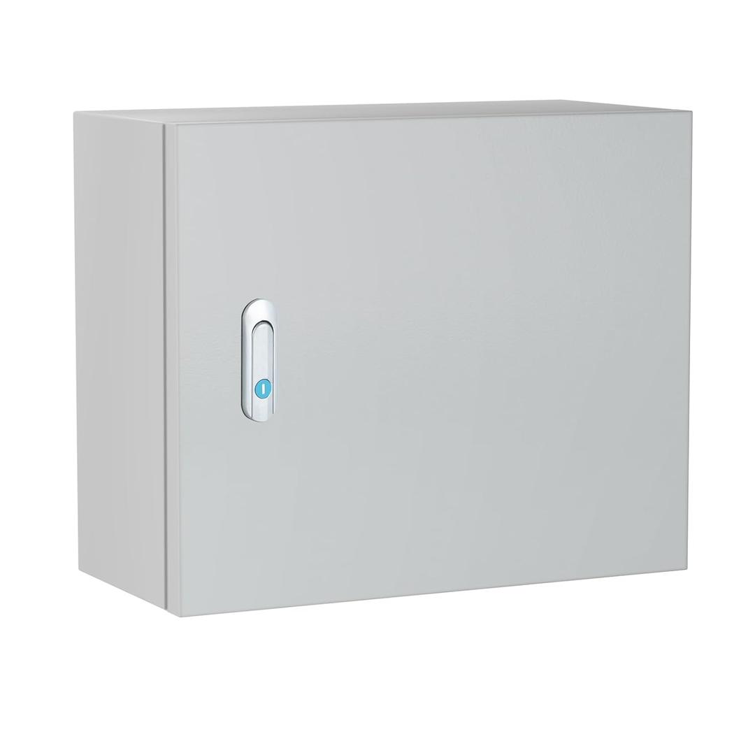 Metal Electrical Enclosure Box, Indoor&Outdoor Electrical Junction Box, Dustproof and Moisture Proof Metal Electrical Box with Safety LockUniversal Electric Equipment Enclosure Box (12"16"6")