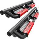 Running Boards Compatible with 2009-2018 Dodge Ram 1500 Crew Cab (Including 2019-2024 1500 Classic), 2010-2026 Ram 2500 3500, Paintable Side Steps Rail, Drop Nerf Bars Carbon Steel