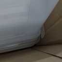 IRIS USA File Box, Plastic File Organizer with Lids for Letter/Legal File, Portable Document Box For Moving, Storage Bin with Durable and Secure Lid, Stackable Nestable BPA-Free, Clear 35 Qt. 4 Pack